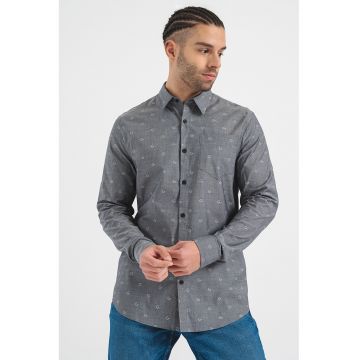 Camasa din amestec de modal - Gri