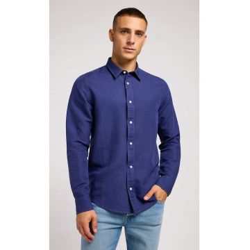 Camasa  in cu broderie logo - Albastru