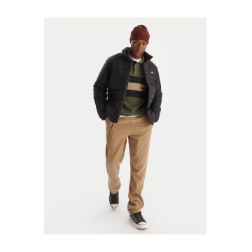 Geaca de tranzitie - barbati -  negru - fabricata din material rezistent