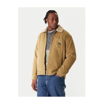 Geaca de tranzitie pentru barbati  bej - fabricata din material usor