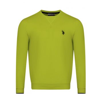 Hanorac barbatesc ENEA bleumarin - Verde lime