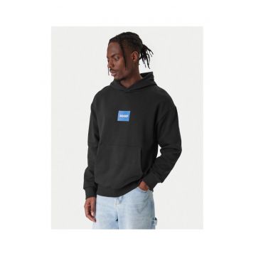 Hanorac pentru barbati  negru - cu gluga -