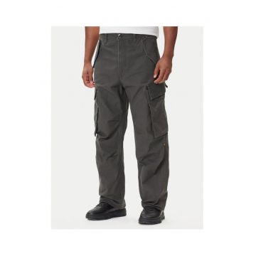 Pantaloni barbati -  gri - material denim