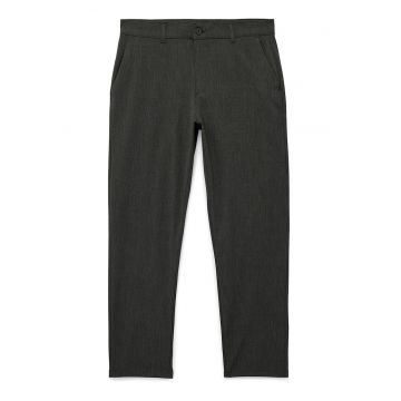Pantaloni chino regular fit - Gri inchis