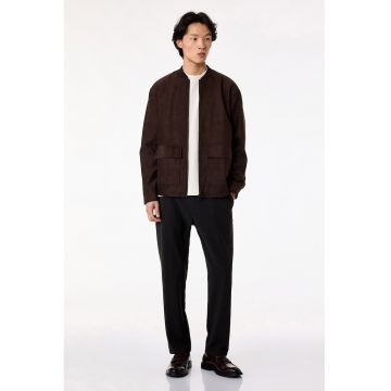 Pantaloni chino regular fit - Maro inchis