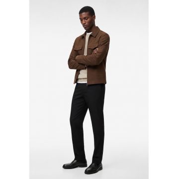 Pantaloni chino relaxed fit - Negru