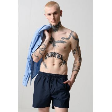 Pantaloni scurti de baie cu snur si logo