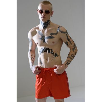 Pantaloni scurti de baie cu snur si logo