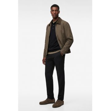 Pantaloni slim fit elastici - Negru