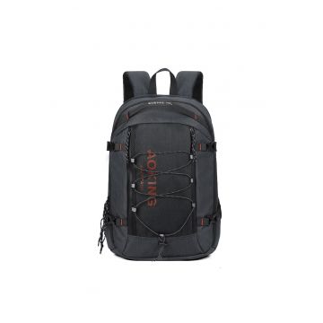 Rucsac textil cu logo - Gri inchis