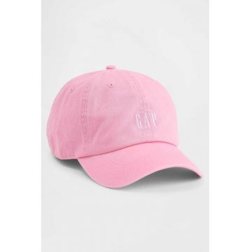 Sapca baseball de denim cu logo - Roz
