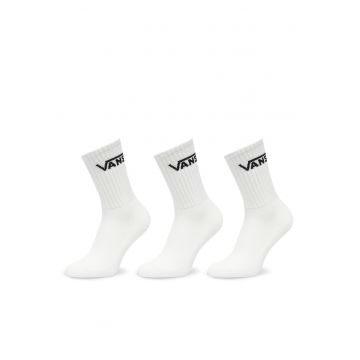 Set de sosete lungi Classic Crew - 3 perechi - Alb/Negru