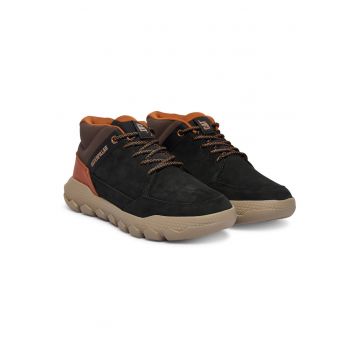 Tenisi barbati  negru/maro - piele naturala - model Hex Lite Cruise P726