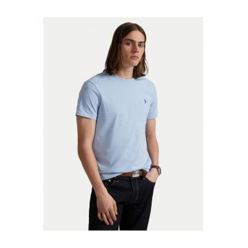 Tricou  barbati - albastru - fabricat din bumbac