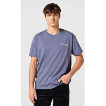 Tricou barbati -  imprimeu - Albastru