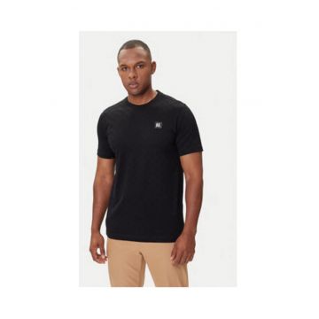 Tricou barbati -  negru - 100% bumbac -