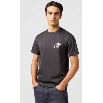 Tricou barbati -  SMALL GRAPHIC TEE - negru - bumbac - maneca scurta