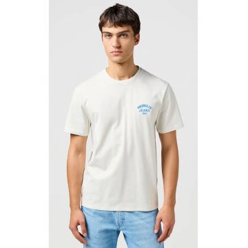 Tricou barbati -  SMALL LOGO TEE - bumbac - alb - maneca scurta