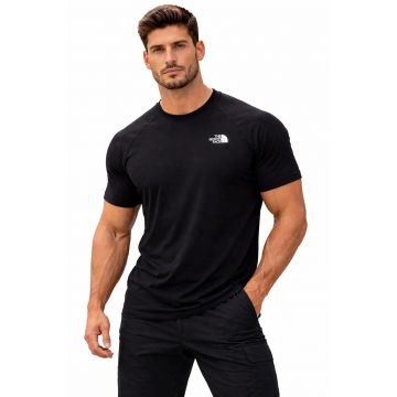 Tricou cu imprimeu pe partea din spate - Negru