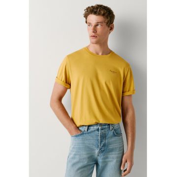 Tricou din bumbac cu logo discret Jacko