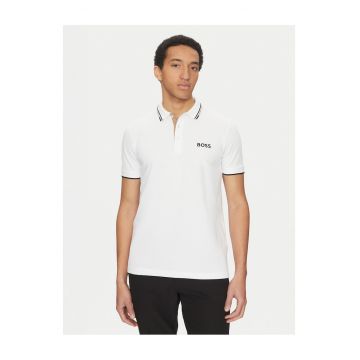 Tricou  pentru barbati - alb - bumbac