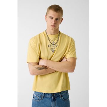 Tricou supradimensionat din bumbac cu broderie logo