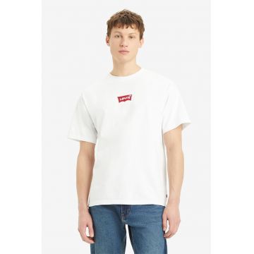 Youth Tricou lejer cu logo - Rosu/Alb