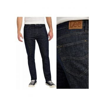 Blugi  Austin Regular Tapered - albastru inchis - W32 L34 - talie medie - picioare conice