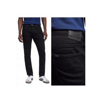 Blugi Barbati -  Luke - Slim Fit - Talie Medie - Lungi - Fermoar - 5 Buzunare - Bumbac - W31-L32 US - Negru