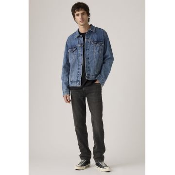 Blugi conici cu cinci buzunare 502 - Negru stins -