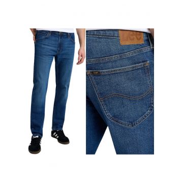 Blugi  Daren drepti elastici albastru închis L34