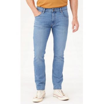 Blugi slim barbati  bumbac/elastan - albastru deschis -