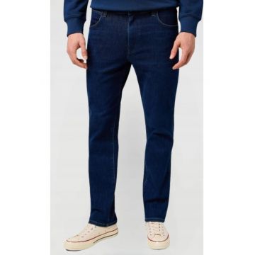 Blugi slim barbati  Larston - bumbac/poliester/elastan - albastru inchis