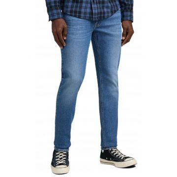 Blugi slim barbati -  Luke - bumbac/elastan - albastru