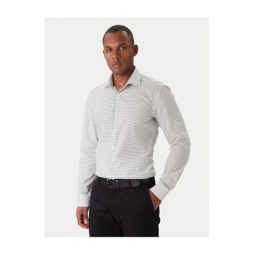 Camasa barbati  alba - material bumbac