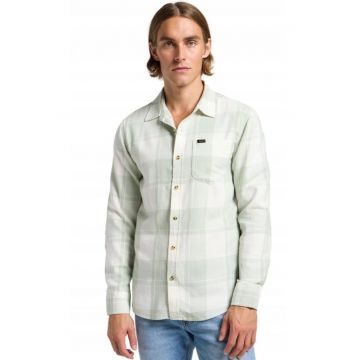 Camasa barbati -  Mercantile Shirt - croiala relaxata - carouri pastelate - bumbac