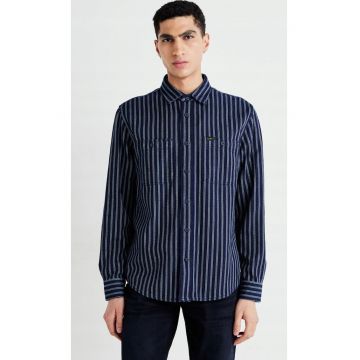 Camasa barbati -  Worker Shirt 2.0 - supradimensionata - albastru - bumbac -