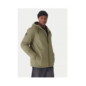 Geaca de tranzitie barbati -  verde - bumbac si nailonwqf - Verde
