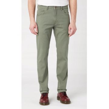 Pantaloni barbati  Greensboro - drepti - verde masliniu - material elastic -