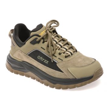 Pantofi sport GRYXX verzi, 33039, din piele ecologica