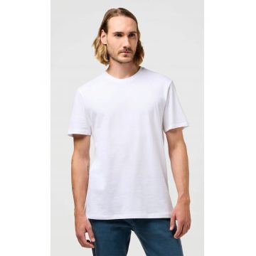 Set 2 tricouri barbati -  croiala regular fit - bumbac organic - alb