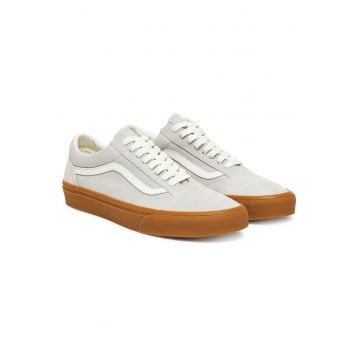 Tenisi barbati  Old Skool - piele naturala - gri