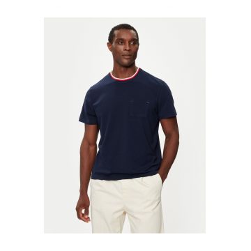 Tricou barbat  bleumarin - bumbac -