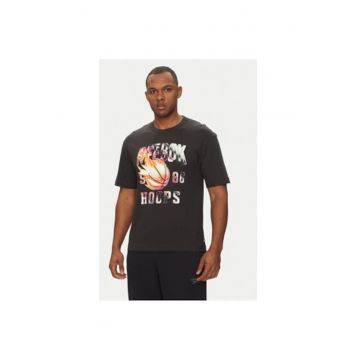 Tricou barbati  100218817 - Bumbac - Negru