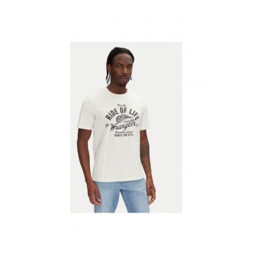 Tricou barbati  112362791 - Bumbac - Ecru - Ecru