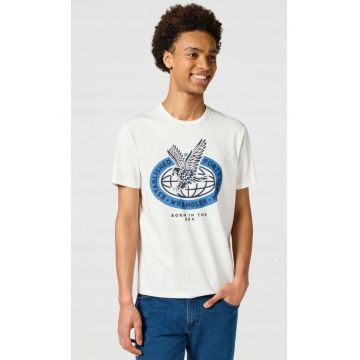 Tricou barbati -  AMERICANA alb - bumbac - Alb