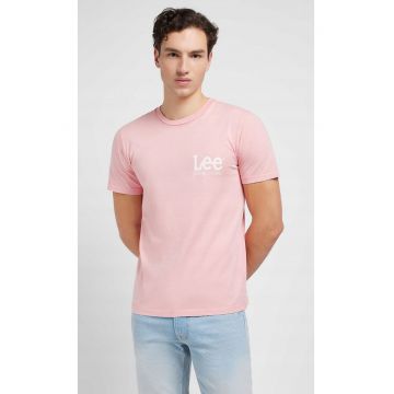 Tricou barbati -  Cassie - bumbac - roz - maneca scurta