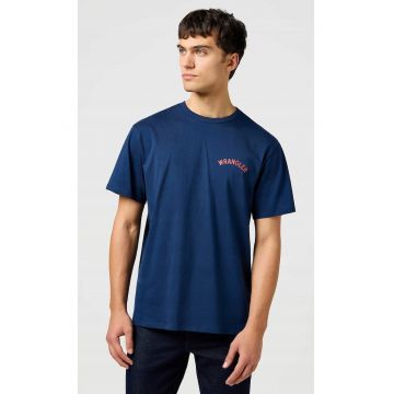 Tricou barbati -  GRAPHIC TEE - bumbac - albastru - maneca scurta