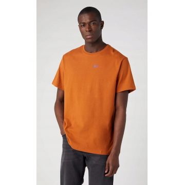 Tricou barbati -  Graphic Tee - portocaliu - bumbac - maneca scurta -