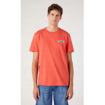 Tricou barbati -  larg - rosu - bumbac -